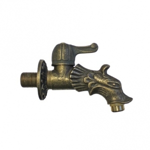 Záhradný vodovodný kohútik retro