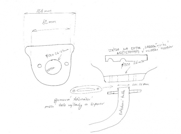 Záhradný výlevka na stenu