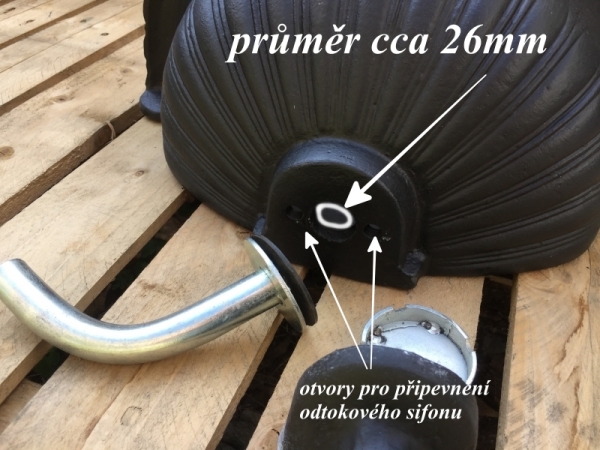 Záhradný výlevka na stenu