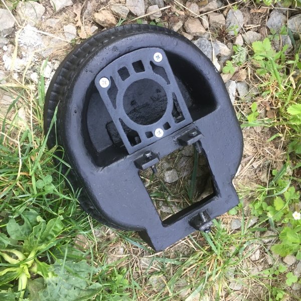 Záhradný výlevka - spodná časť