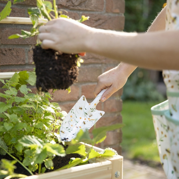 Záhradná zástera s potlačou včielok 110,5 x 1 x 52,5 cm