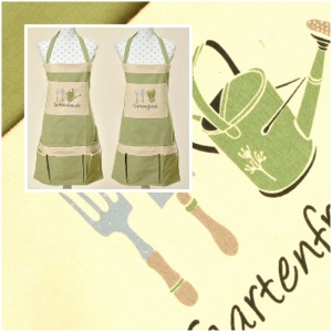 Záhradná zástera vzor kanva 75x60cm