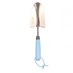 Záhradnícka lopatka kovová v. 31,9 cm, svetlo modrá