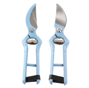 Záhradnícke nožnice, kov, v. 21 cm, modré
