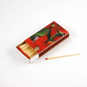 Zápalky s vianočným motívom