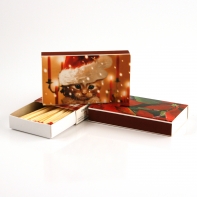 Zápalky s vianočným motívom