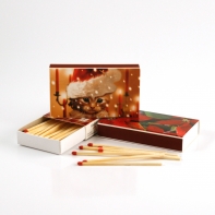 Zápalky s vianočným motívom