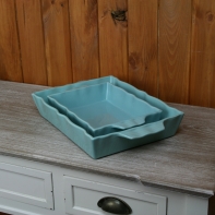 Zapekacia misa tyrkysová 25x32cm