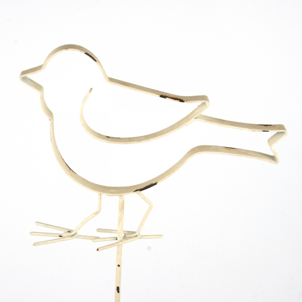 Zápich do kvetináča vtáčik 60cm