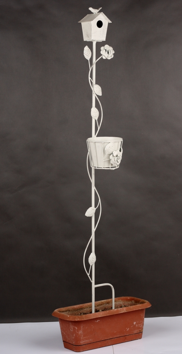 Zápich do trávnika, na kvetináče 126cm