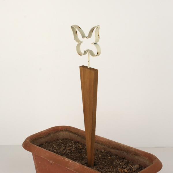 Zápichy do kvetináčov motýľ 39cm