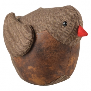 Zarážka do dverí hnedý vtáčik