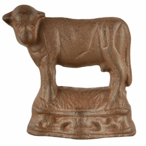 Zarážka dverí krava 19x18cm