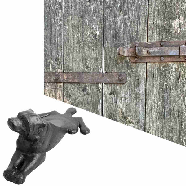 Zarážka dverí liatinový klin - pes