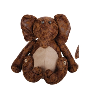 Zarážka dverí umelá koža - slon