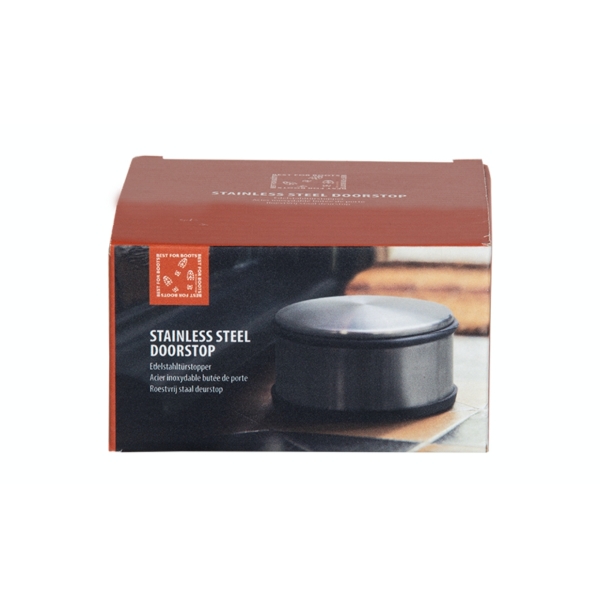 Zarážka na dvere MODERN, nerez, darčekové balenie