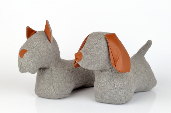 Zarážka na dvere pes bradáč 31,4x13,6x20,0 cm