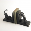 Zarážka na knihy mačka - set 2 kusy
