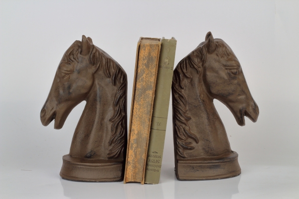 Zarážka na knihy koňa (sada 2ks) 23x9x19cm