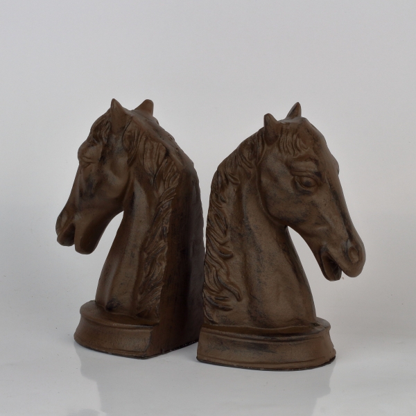 Zarážka na knihy koňa (sada 2ks) 23x9x19cm