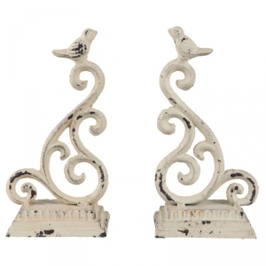 Zarážka na knihy  vtáčiky (sada 2ks) 10x7x22cm