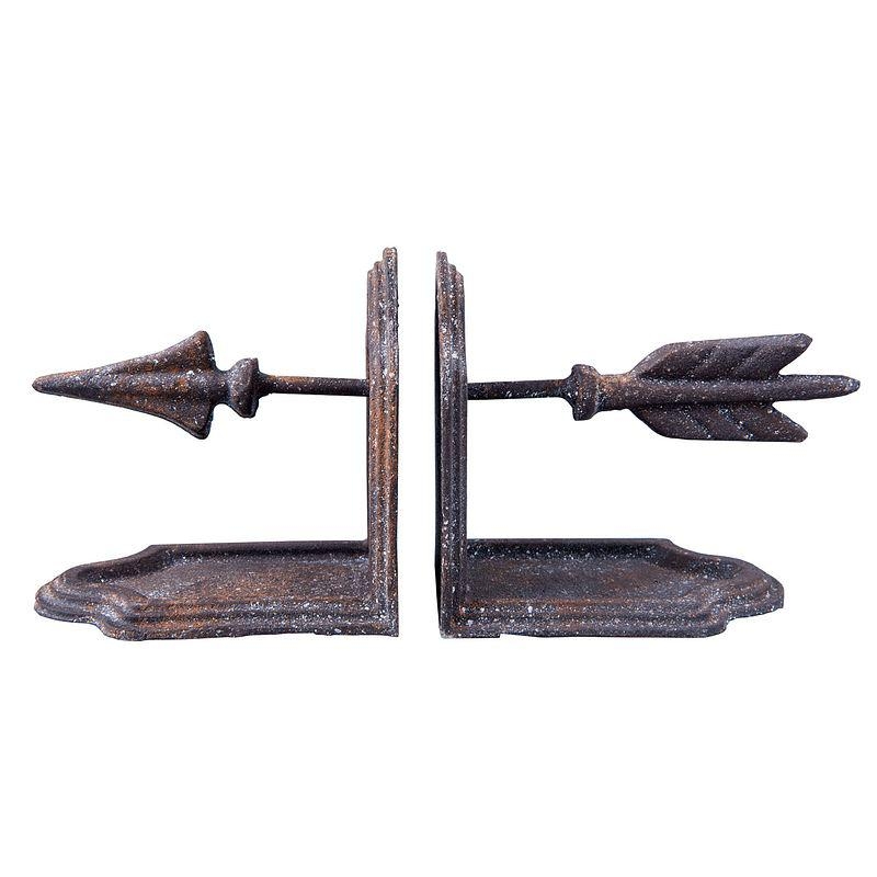 Zarážka na knihy  šípka (sada 2ks) 27x8x12cm