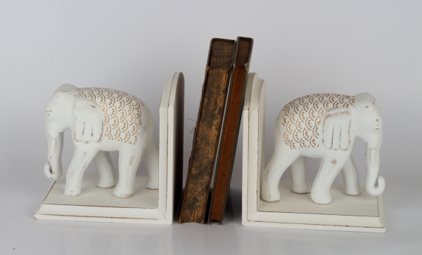 Zarážka na knihy slon 31x12x13cm