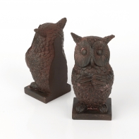 Zarážka na knihy sova 15cm (set 2ks)