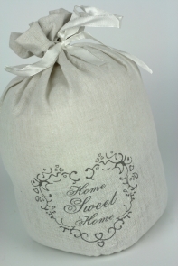 Zarážka za dvere vrece Sweet home biela 22cm