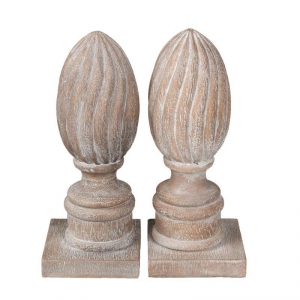 Zarážka na knihy antik (sada 2ks) 10x10x25cm