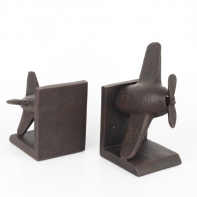 Zarážky na knihy lietadlo 22x10x19cm