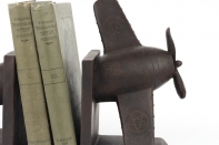 Zarážky na knihy lietadlo 22x10x19cm