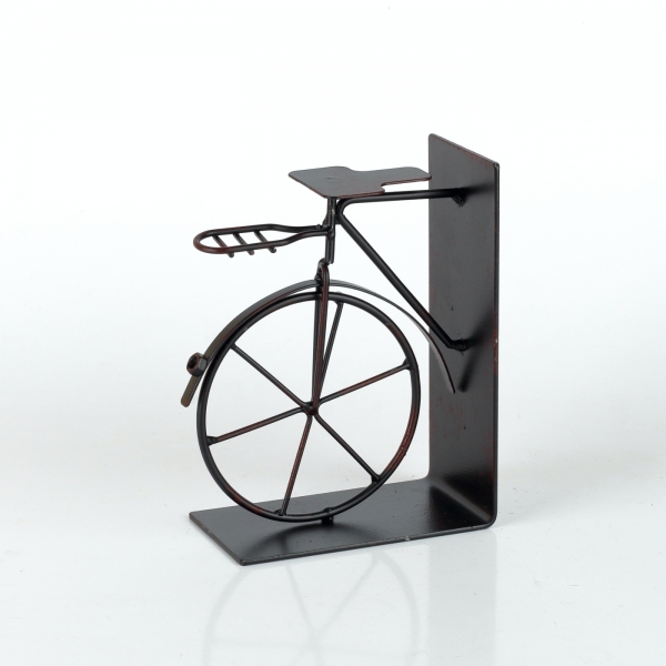 Zarážky na knihy s hodinami 20cm