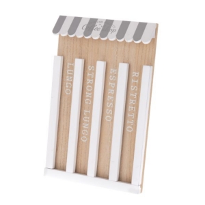 Zásobník na kapsule do kávovaru 19 x 4 x 30 cm drevený