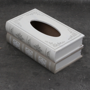 Zásobník na kozmetické obrúsky kniha 27x10x16cm