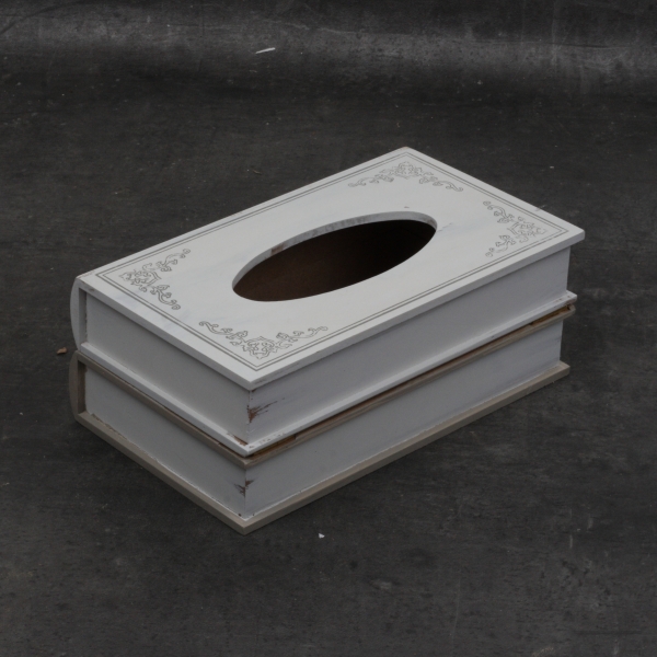 Zásobník na kozmetické obrúsky kniha 27x10x16cm