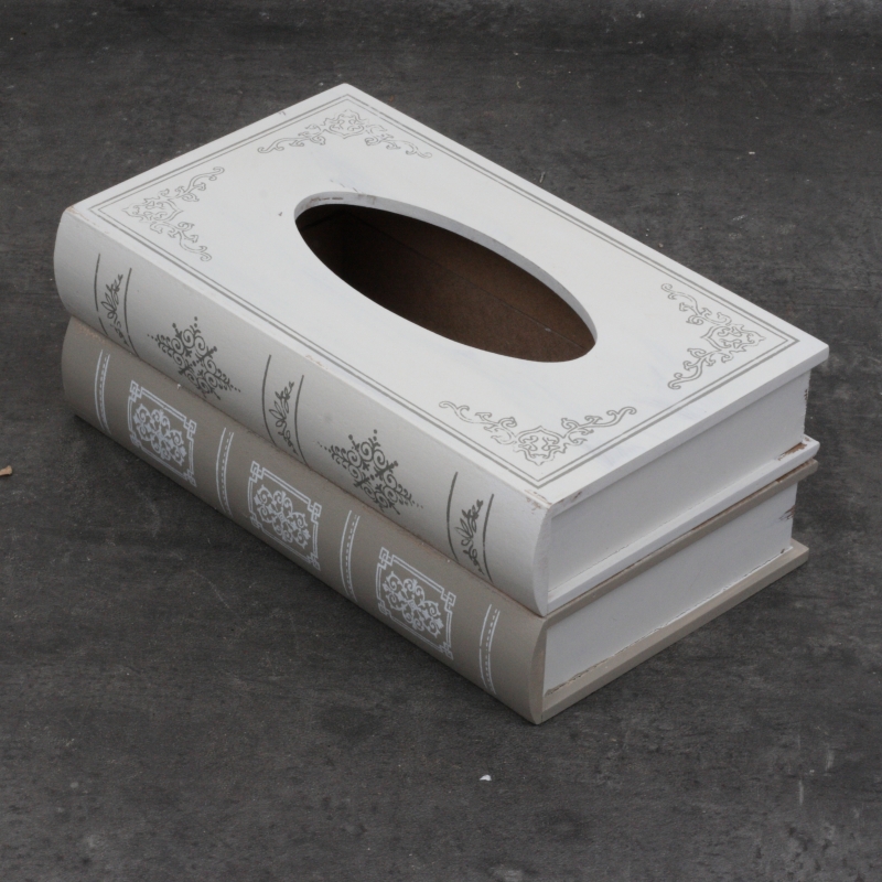 Zásobník na kozmetické obrúsky kniha 27x10x16cm