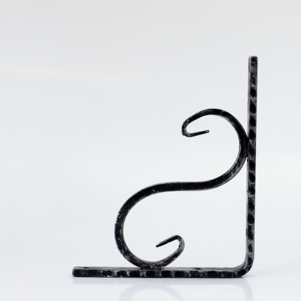 Záťažová kováčska konzola na police 15x20cm