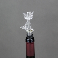 Zátka na fľašu vína - anjel 13,5 cm