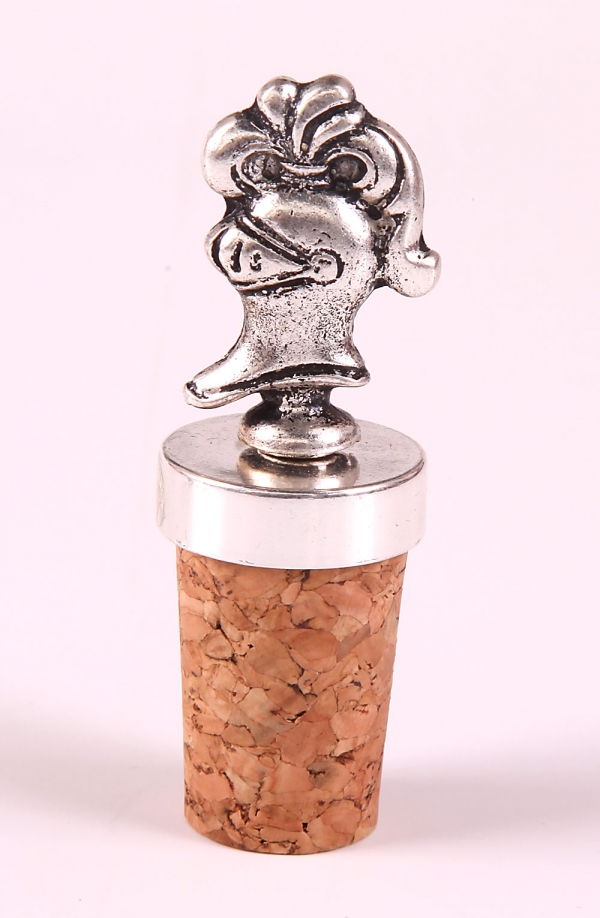 Zátka na fľašu vína helma