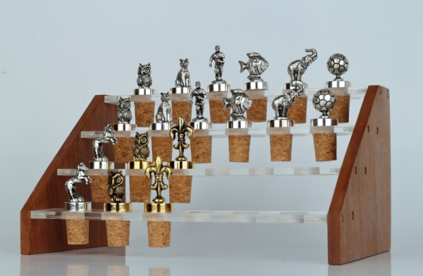 Zátka na víno futbalová lopta 7cm - darček pre futbalistu