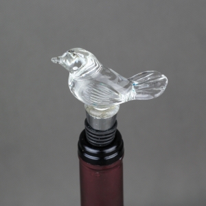 Zátka na víno vtáčik 11cm