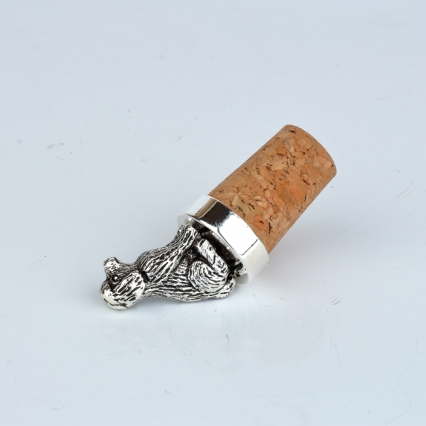 Zátka na víno pudel 6cm