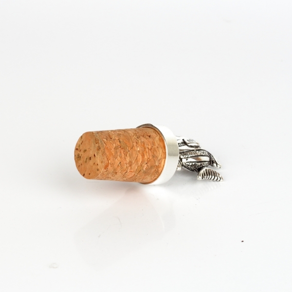 Zátka na víno ryba 7cm - darček pre rybárov