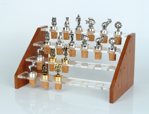 Zátka na víno sova zlatá 