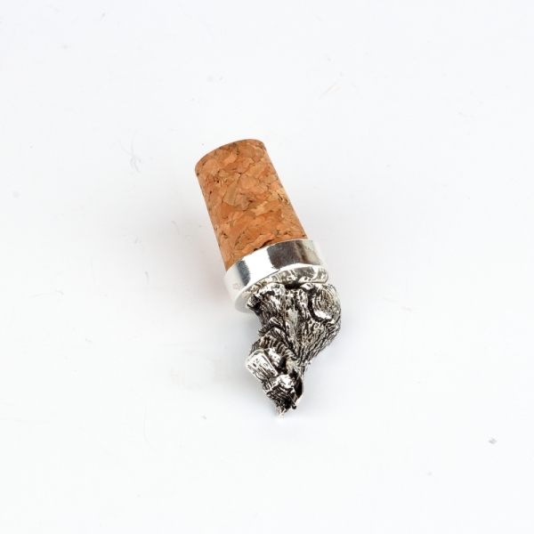 Zátka na víno teriér 6cm 