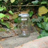 Zaváracie poháre Garden čierny text13cm