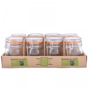 Zaváracie poháre s tesnením (set 8 ks) 160ml