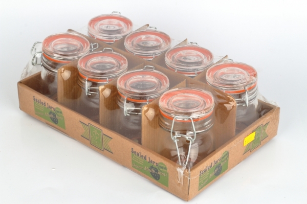 Zaváracie poháre s tesnením (set 8 ks) 160ml