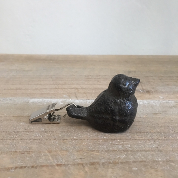 Závažie na obrus vtáčik s klipom